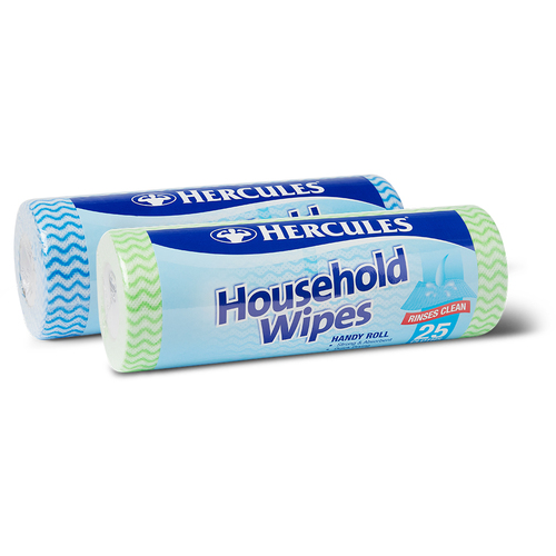 2x 25pc Hercules Household Wipes Assorted