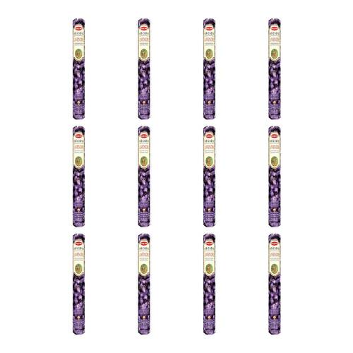 12x 20pc HEM Hexa Precious Lavender Scent Incense Sticks Meditation Fragrance
