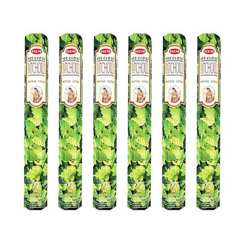 6x 20pc HEM Hexa Precious Patchouli Scent Incense Sticks Meditation Fragrance