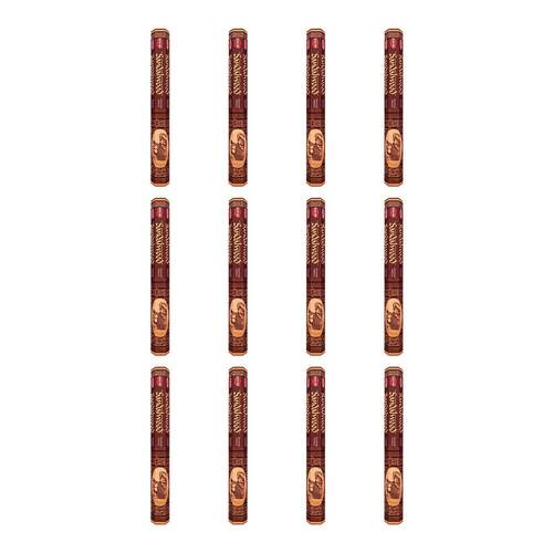 12x 20pc HEM Hexa Sandalwood Scent Incense Sticks Meditation Fragrance