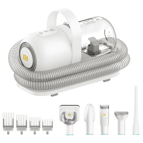 Geek Power Dog & Cat Pet Grooming Vacuum Kit w/ Clipper & Brushes