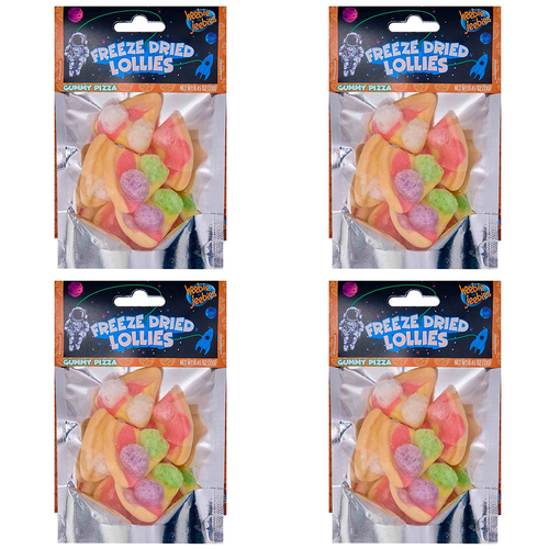 4PK Heebie Jeebies Freeze Dried Gummy Pizza 13g Mini Pack