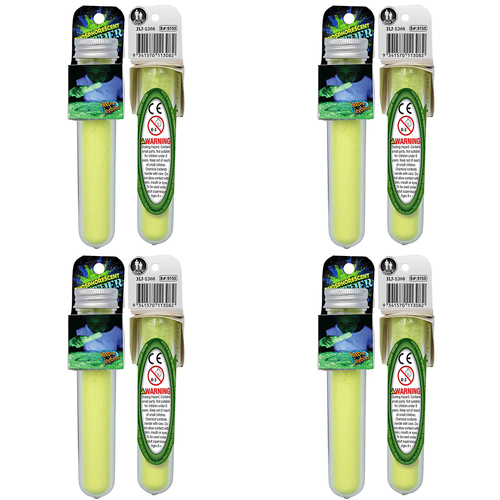 4PK Heebie Jeebies Test Tube Phosphorescent Powder Kids Toy Assorted 8+