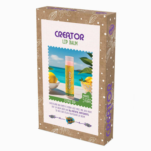 Heebie Jeebies Creator Lip Balm Citrus Pop DIY STEM Cosmetic Kit Kids 8y+