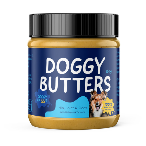 Doggylicious Dog Treat Hip, Joint & Coat Butter 250g