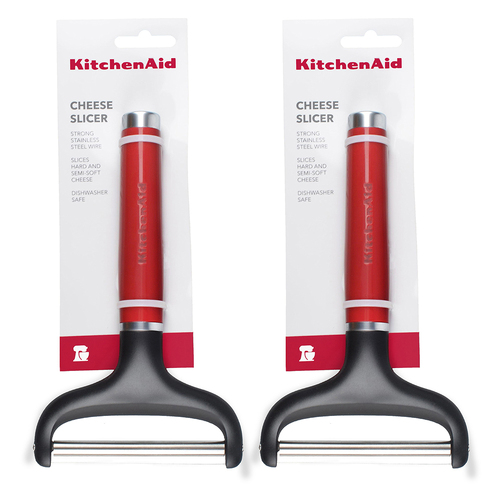 2PK KitchenAid Classic Cheese Slicer - Empire Red