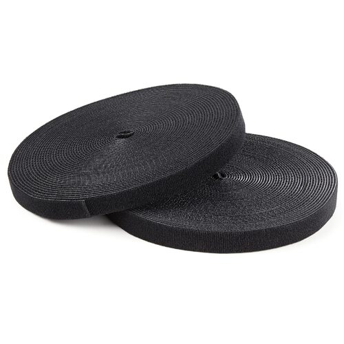 Star Tech 100 ft. Cut-to-Size Hook and Loop Cable Tie - Bulk Cable Tie