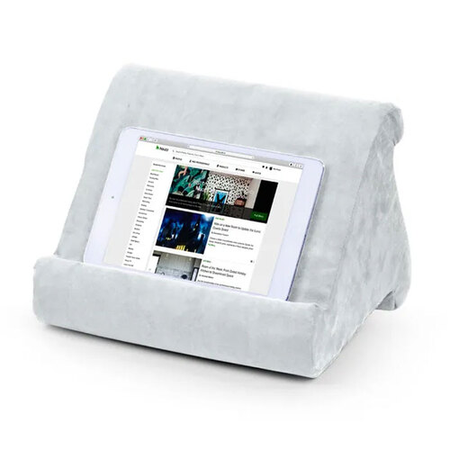 Tablet Flip Pillow Holder Stand - Grey