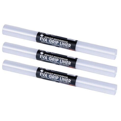 3PK Eva Grip Liner Clear 45 x 150cm 