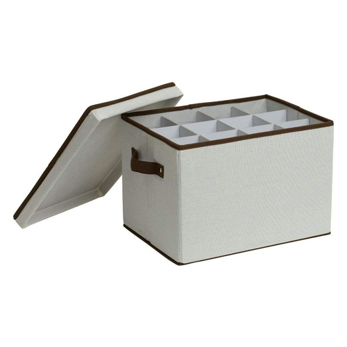 Winex 36.8cm Stemware Glasses Storage Box Small - Cream