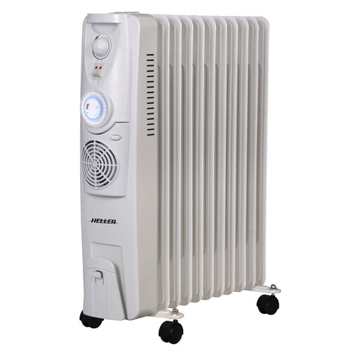 Heller Oil Heater 11 Fin Fan Timer
