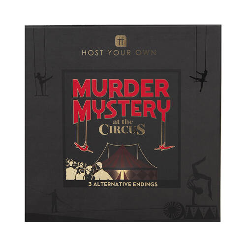 Talking Tables Host Your Own Murder Mystery At The Circus Board Game