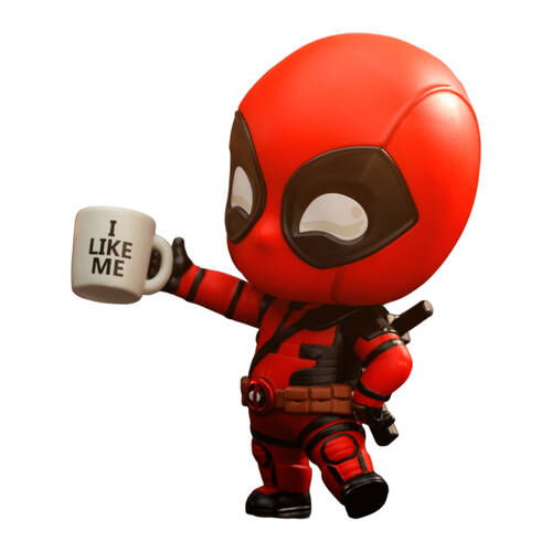 Deadpool W/ Mug Cosbaby Hot Toys Action Figure Toy