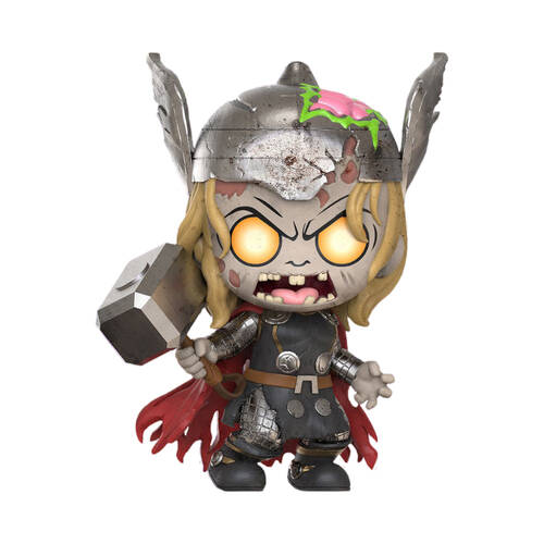 Marvel Zombies Comics Thor Bobble-Head Cosbaby Figure 12cm