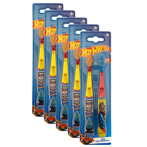 10pc Hot Wheels Kids/Children Soft Bristle Toothbrush 3+