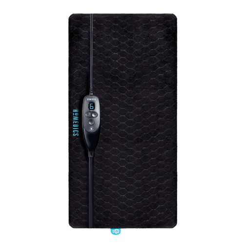 Homedics Weighted Gel Heating Pad w/Hot + Cold Therapy/6 Heat Settings 30x60cm Black 
