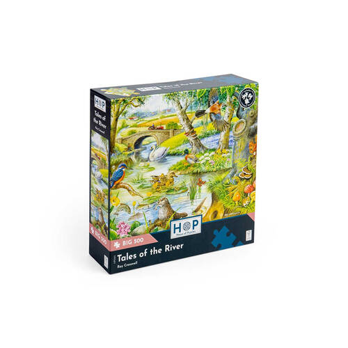 500pc House of Puzzles Board Tales Of The River Jigsaw Puzzles Toys 48x34cm 3y+