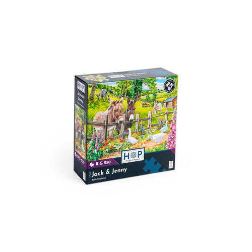 250pc House of Puzzles Board Jack & Jenny Kids Jigsaw Puzzles Toys 48x34cm 3y+