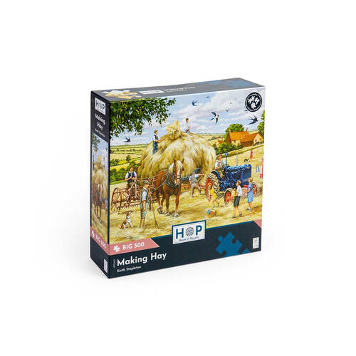 500pc House of Puzzles Board Making Hay Kids Jigsaw Puzzles Toys 69x48cm 3y+