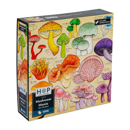 1000pc House Of Puzzles Mushroom Mania 48x69cm Jigsaw Puzzle 3y+