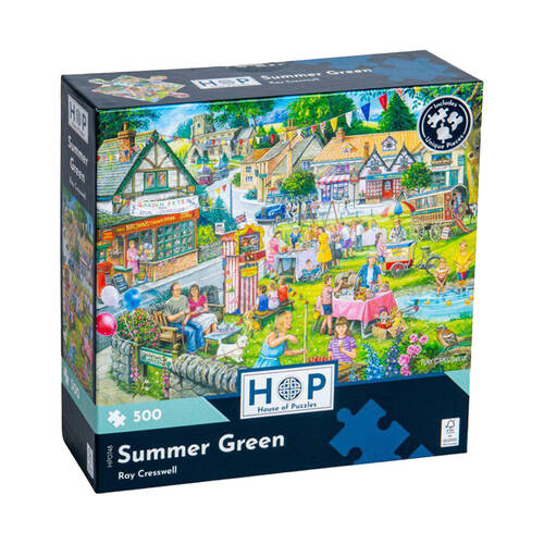 500pc House Of Puzzles Summer Green 34x48cm Jigsaw Puzzle 3y+