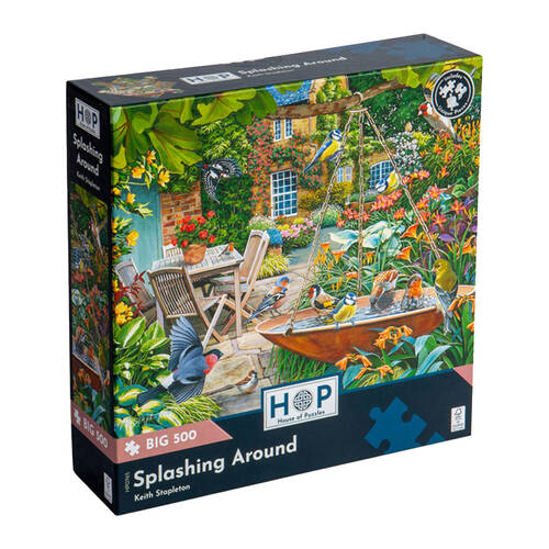 500pc House Of Puzzles Splashing Around Big 48x69cm Jigsaw Puzzle 3y+