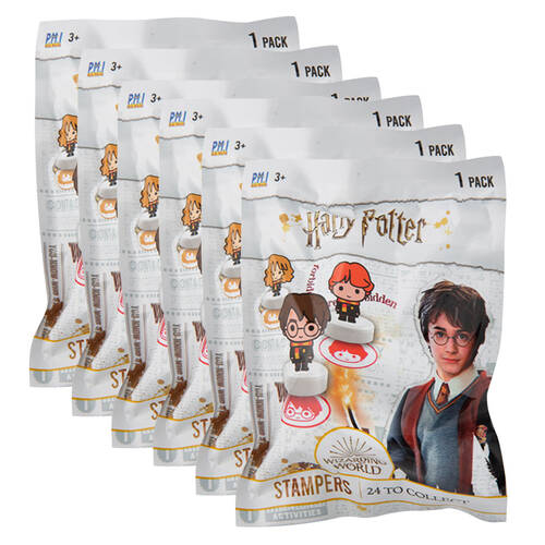 6x Harry Potter Stampers Collectable Blind Foilbag Asst