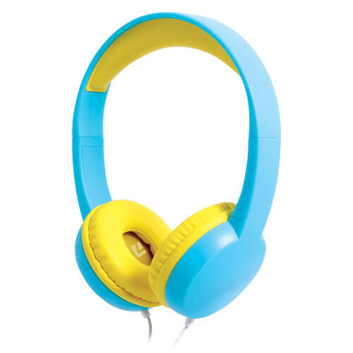 Liquid Ears Kidz 3.5mm Wired On-Ear Headphones Sky Blue Yellow