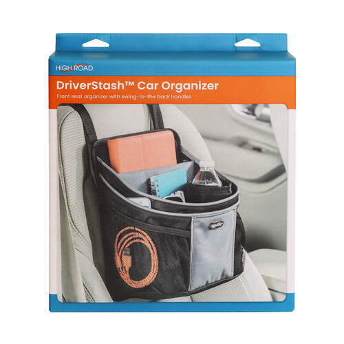 High Road Driver Stash Car Organiser Storage Bag - Black