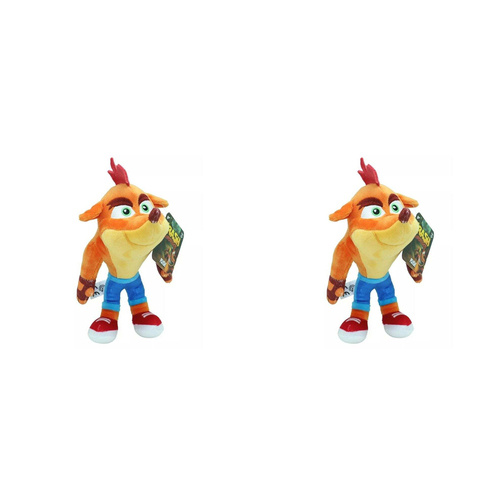 2PK Crash Bandicoot Small Kids/Children Soft Plush Toy 0m+