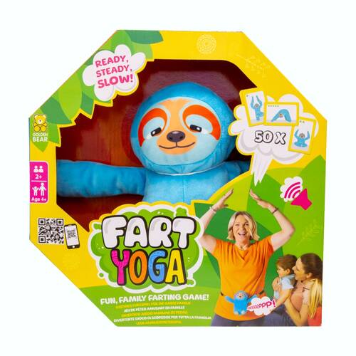 Fart Yoga The Family Farting Board Game Up to Two Players 4y+