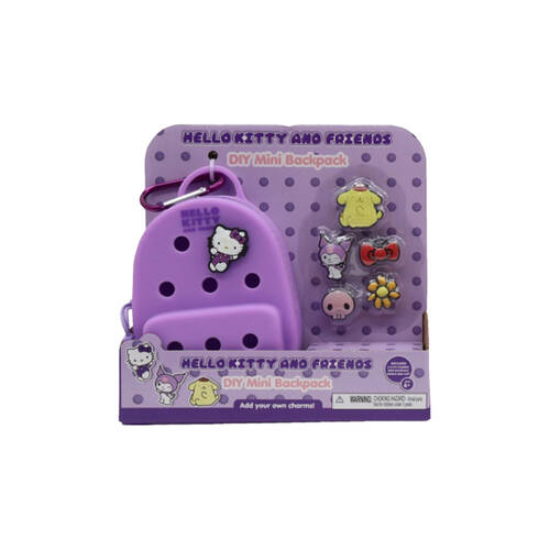 Hello Kitty & Friends - Craft Mini Charm Backpack Bag Tag w/ 6 Charms Assorted