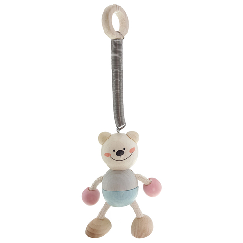 Hess Spielzeug Wooden Swinging Figure Bear Baby 0m+ Natural