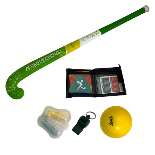 Kookaburra Hook In 2 Hockey Starter Pack Set 30'' Green/Gold