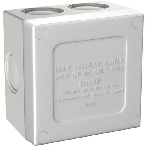 WEATHERPROOF SUNSET SWITCH LIGHT SENSOR / TIMER / ECO