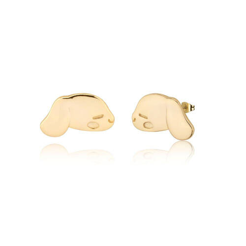 Couture Kingdom Sanrio Precious Metal Cinnamoroll Stud Earrings - Gold