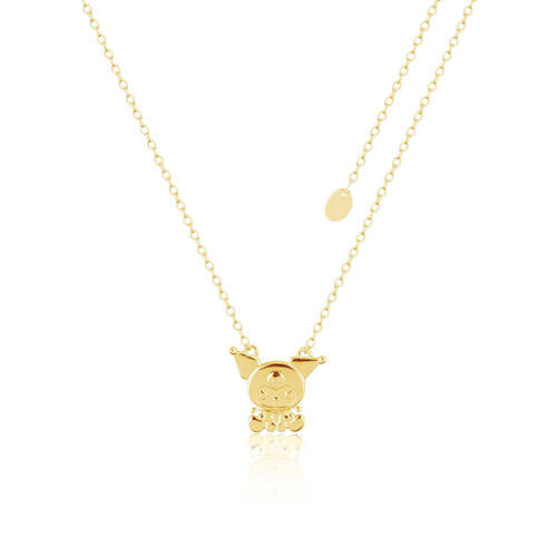 Couture Kingdom Sanrio Precious Metal Kuromi Necklace 45cm - Gold