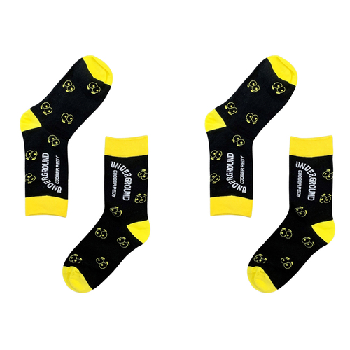 2PK Sole Mates Unisex Casual Coober Pedy Underground Socks Pair One Size