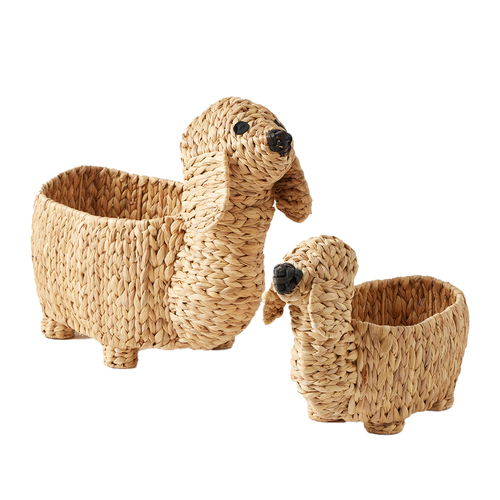 2pc Jiggle & Giggle Decorative Dog Storage Basket Set