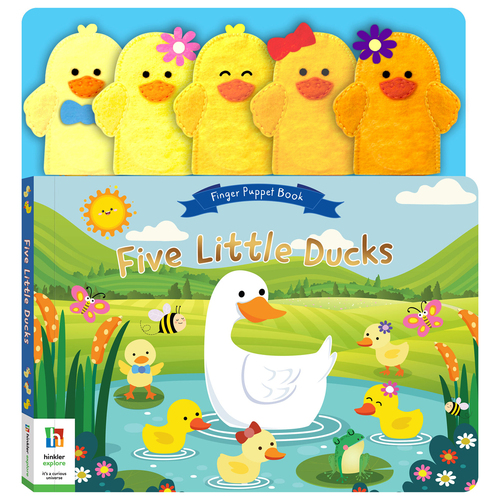 Building Blocks Five Little Ducks Finger Puppet Book 4y+