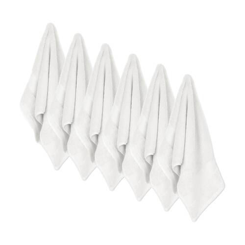 6x Ardor St Regis Collection 40x70cm Hand Towel 600GSM Soft Cotton White