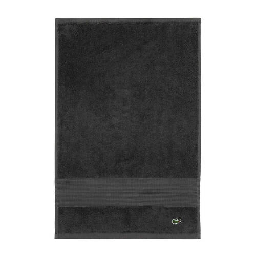 Lacoste LLECROCO Soft Organic Cotton Guest Towel Bitume 40x60cm