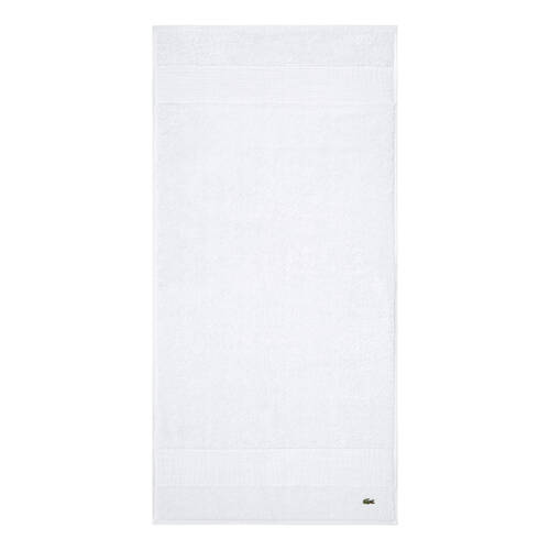 Lacoste LLECROCO Soft Organic Cotton Guest Towel Blanc 40x60cm