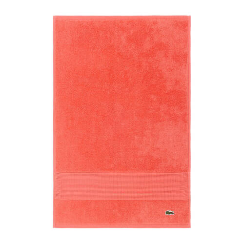 Lacoste L Lecroco Guest Towel Absorbent 100% Cotton 600gsm 40x60cm Red