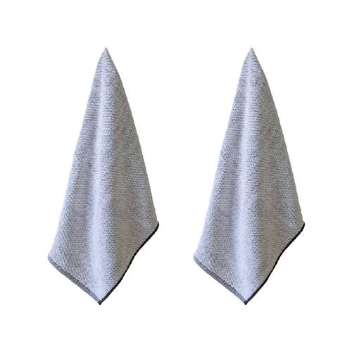 2PK Tommy Bahama 40.6x76cm Washed Pebble Hand Towel White/Graphite