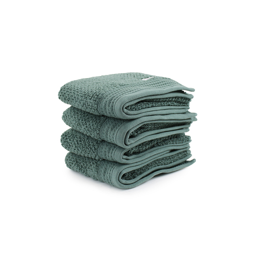 4pc Onkaparinga 45x65cm Avalon Hand Towel 550GSM Fir Green