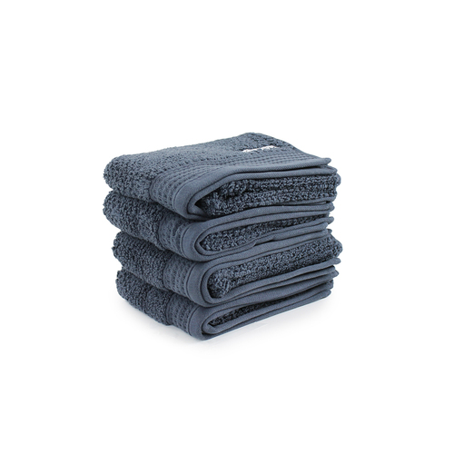 4pc Onkaparinga 45x65cm Avalon Hand Towel 550GSM Midnight
