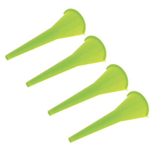 4PK Hulk 4x4 Heavy Duty Thin Plastic Funnel 110x290mm