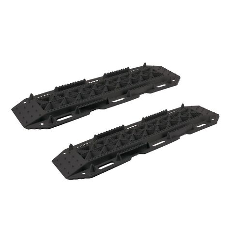 2pc Hulk 4x4 Nylon Recovery Tracks Black