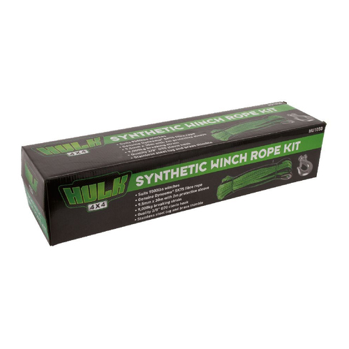 Hulk 4x4 Synthetic Winch Rope Kit